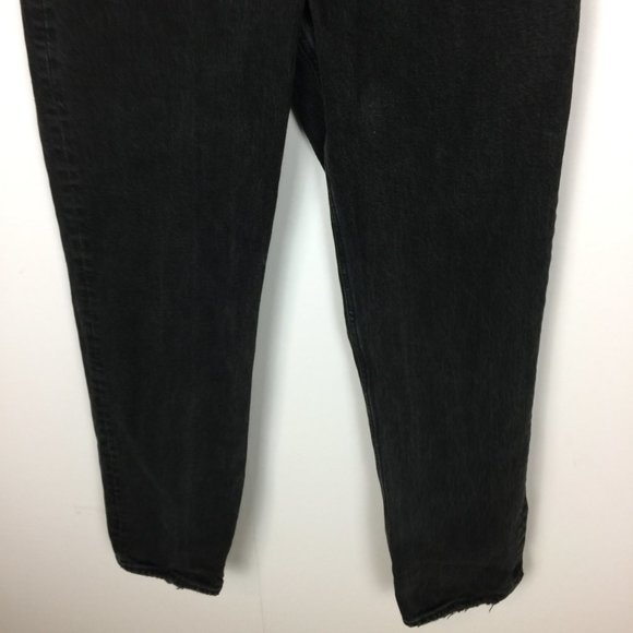 Abercrombie & Fitch Jeans 28/6R Womans 90s Straight Ultra High-Rise Black Denim - Picture 13 of 16